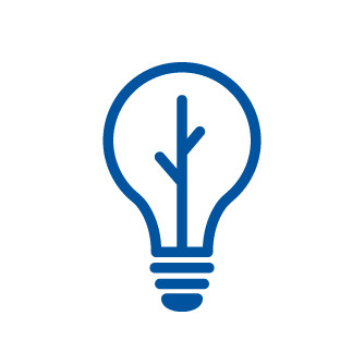 Icon of a bulb